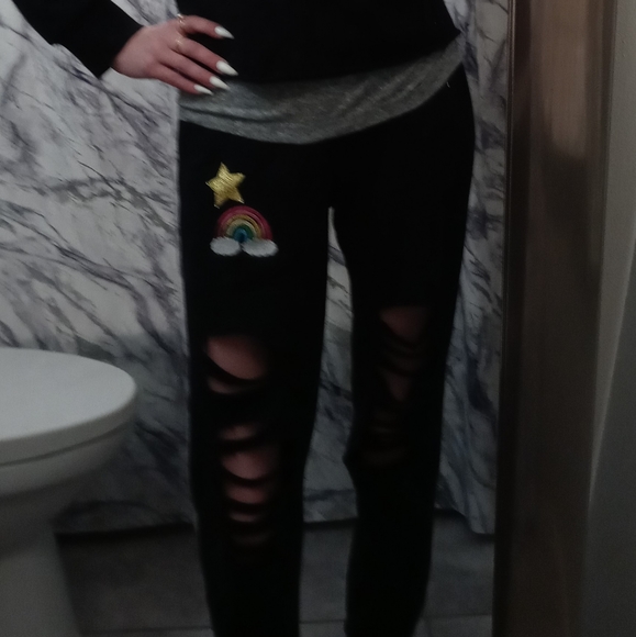 Women's or Juniors or big kid KB design & crafted sweats! Black xs - Picture 10 of 12